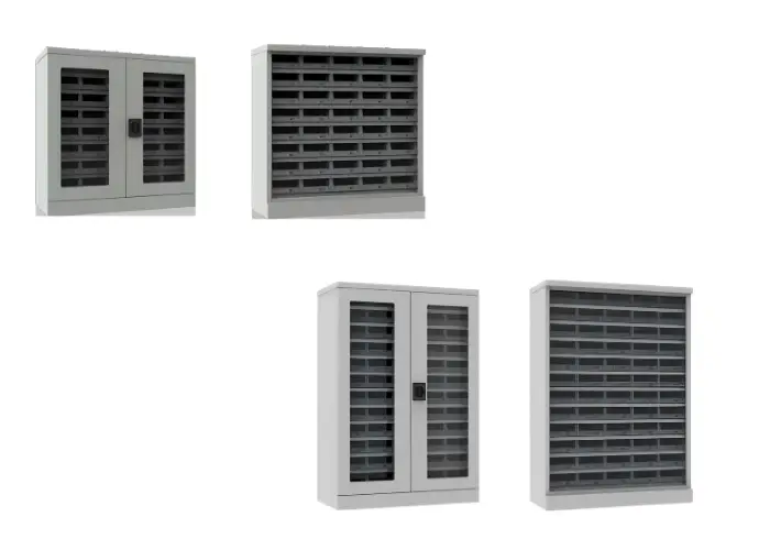 30, 40, 45, 60, 65, and 90 Bins Cabinets