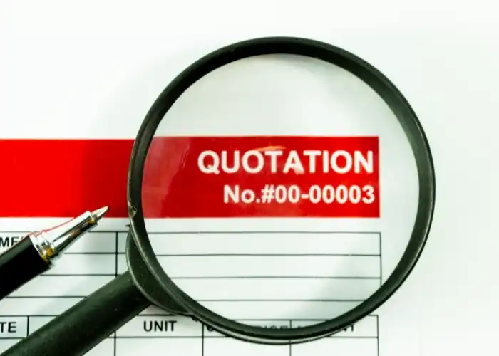 For Quotations